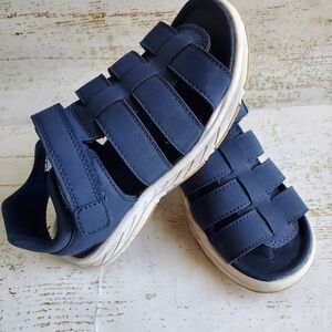 Gymboree Boys Fisherman Sandals Dark Navy Size 13 Toddler Excellent Condition